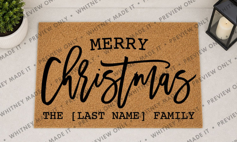 Merry Christmas [Last Name] Family