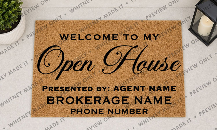 Welcome to My Open House