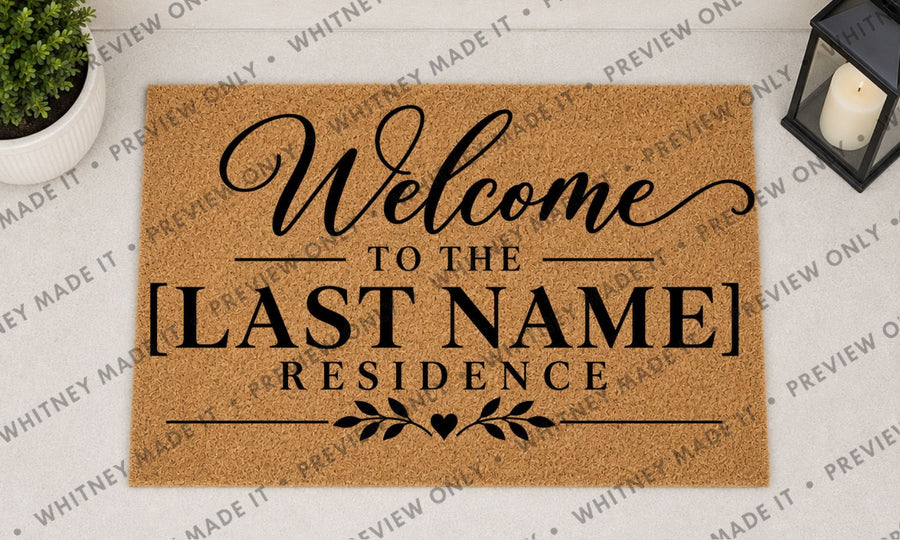 Welcome to the [LAST NAME] Residence