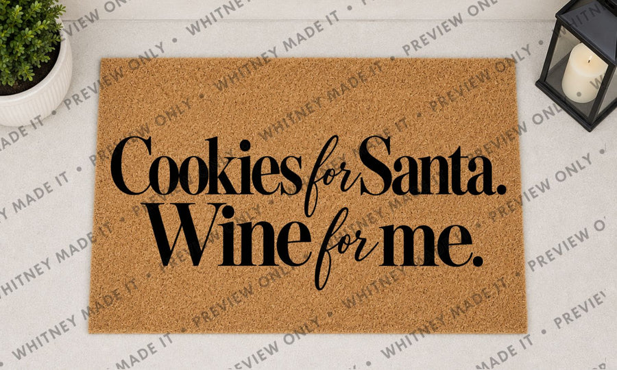 Cookies for Santa, Wine for Me