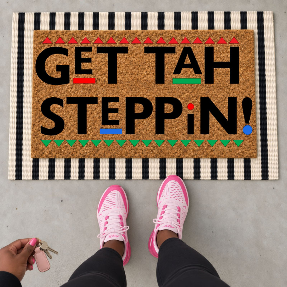 Get Tah Steppin' Doormat